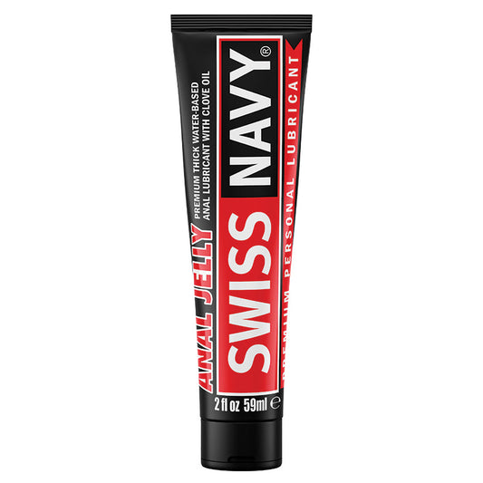 Swiss Navy Premium Anal Jelly Water-Based Lubricant 2oz